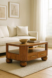 Briarwood Fluted Coffee Table - Artisan Furniture - Flyclothing LLC