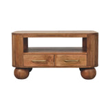 Briarwood Fluted Coffee Table - Artisan Furniture - Flyclothing LLC