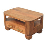 Briarwood Fluted Coffee Table - Artisan Furniture - Flyclothing LLC