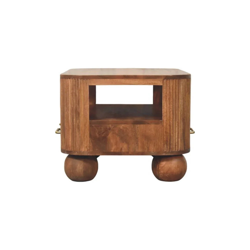 Briarwood Fluted Coffee Table - Artisan Furniture - Flyclothing LLC