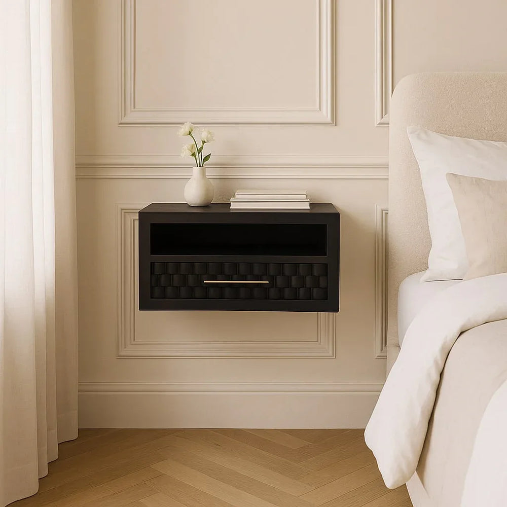 Arno Wall-Mounted Nightstand - Artisan Furniture - Flyclothing LLC