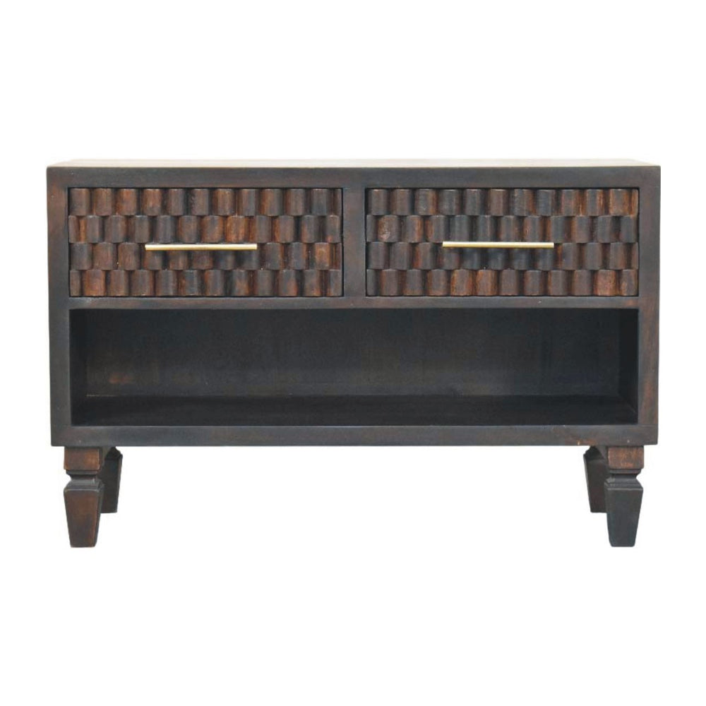 Rattan Curve Edge Nightstand