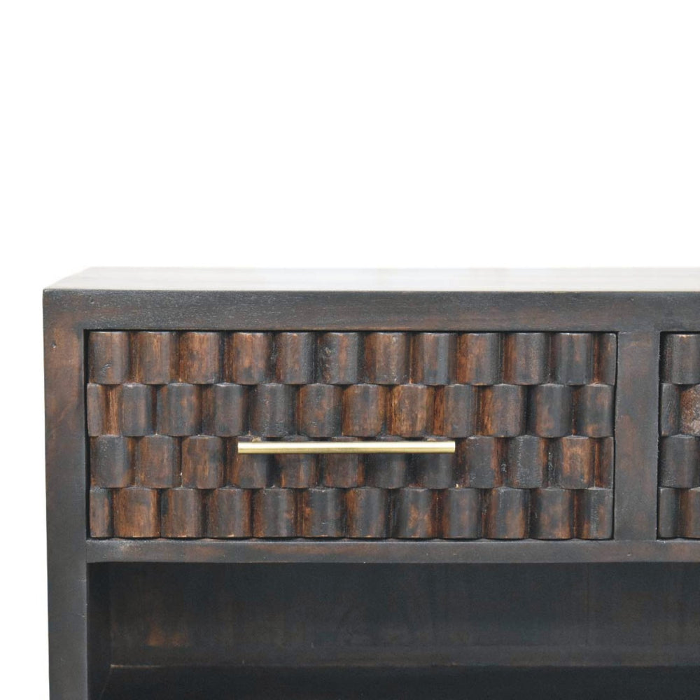 Rattan Curve Edge Nightstand