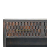 Rattan Curve Edge Nightstand - Artisan Furniture - Flyclothing LLC