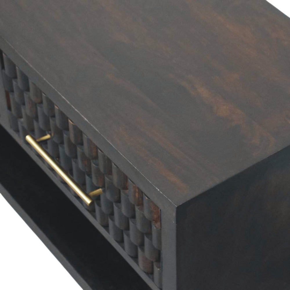 Rattan Curve Edge Nightstand