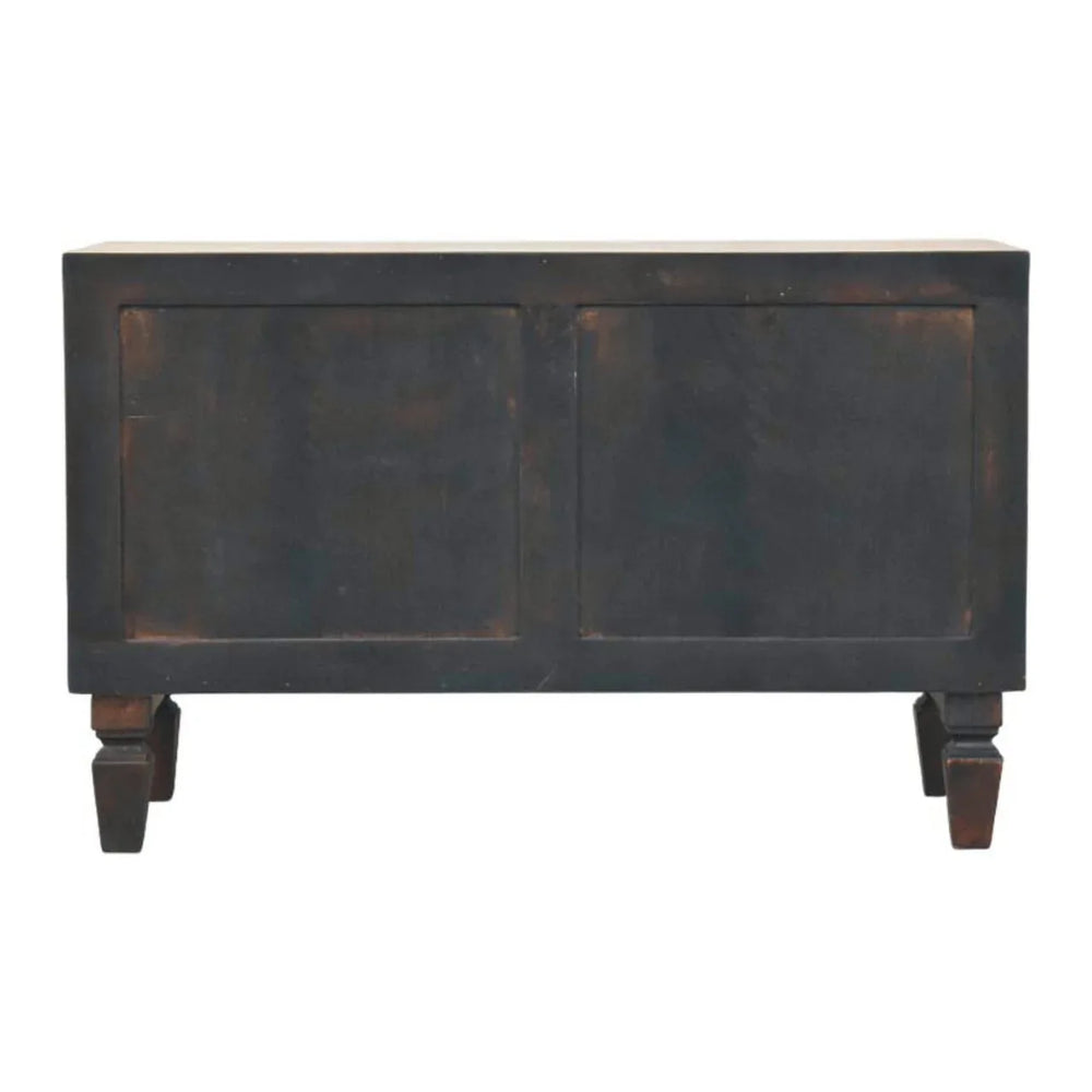 Rattan Curve Edge Nightstand - Artisan Furniture - Flyclothing LLC