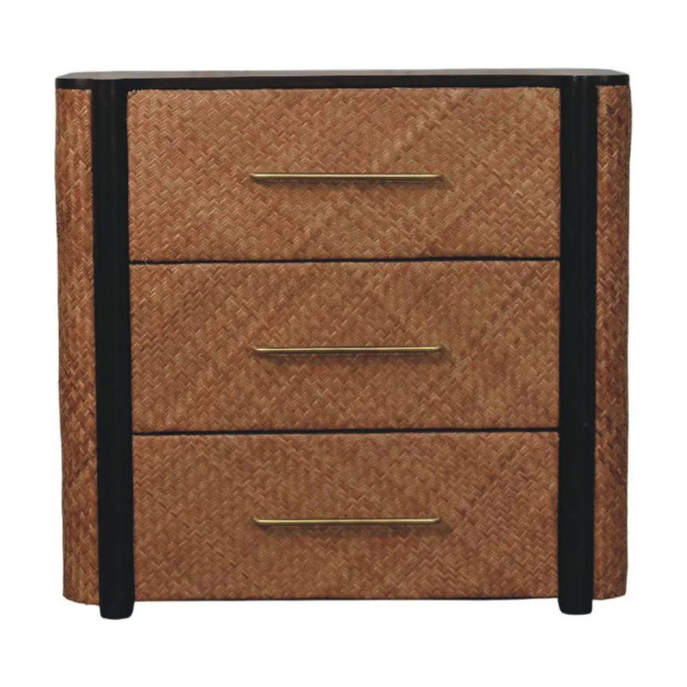 Havana Weave 3 Drawer Chest - Artisan Furniture - Flyclothing LLC