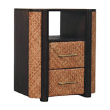 Rattan Curve Edge Nightstand