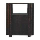 Rattan Curve Edge Nightstand - Artisan Furniture - Flyclothing LLC