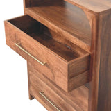 Arc-Line 3 Drawer Chest - Artisan Furniture - Flyclothing LLC