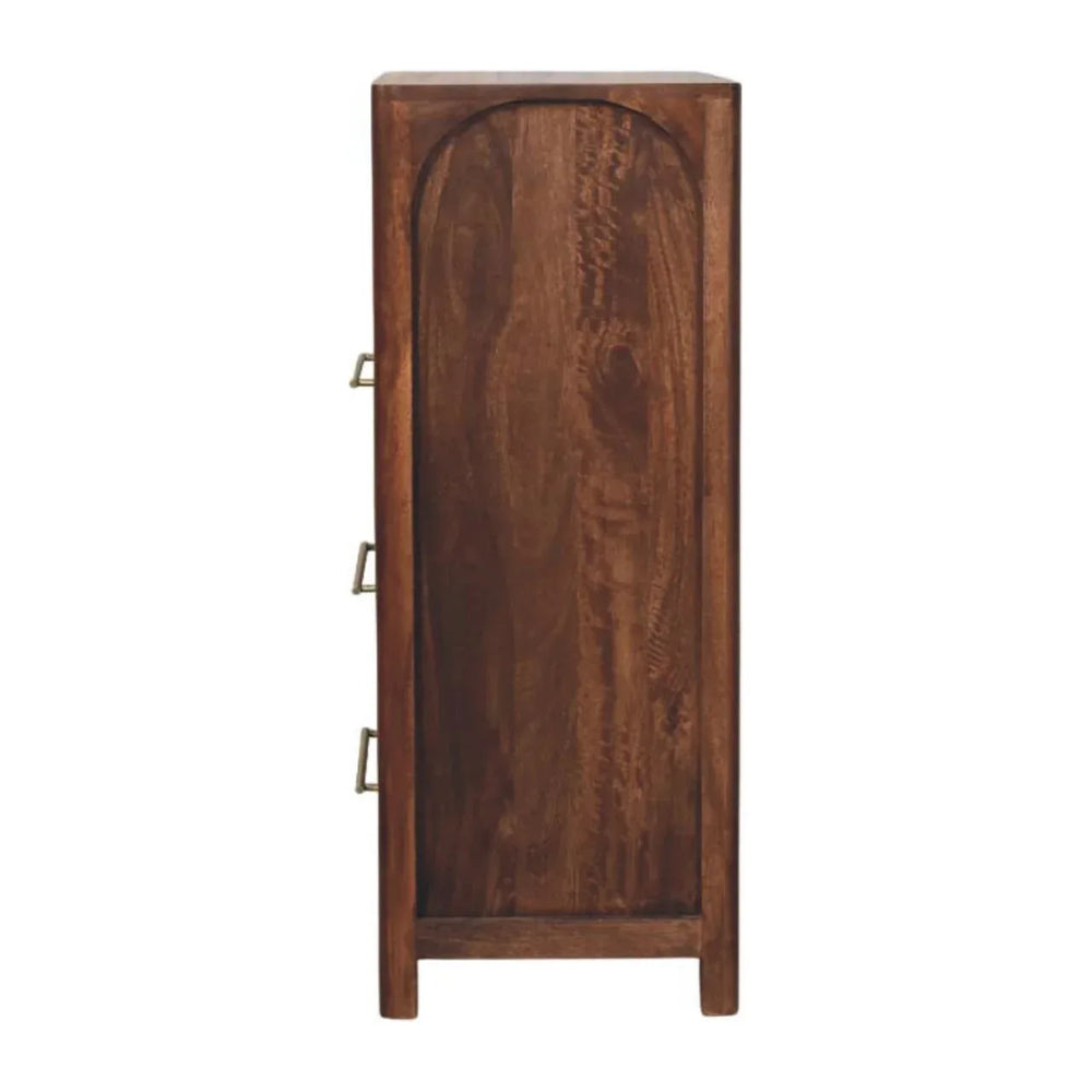 Arc-Line 3 Drawer Chest - Artisan Furniture - Flyclothing LLC