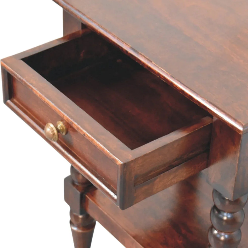 Vienna 1-Drawer Nightstand - Artisan Furniture - Flyclothing LLC