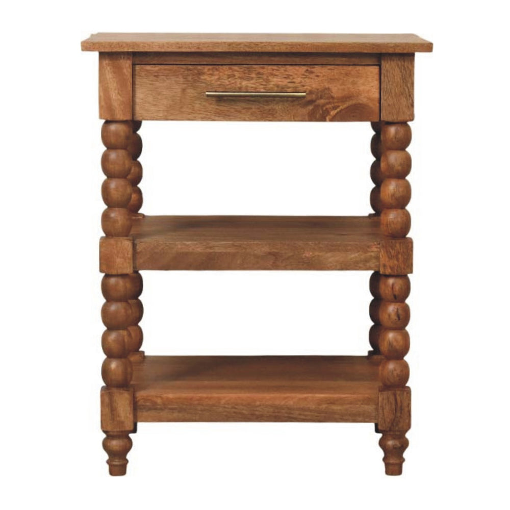 Barley Twist Side Table - Artisan Furniture - Flyclothing LLC
