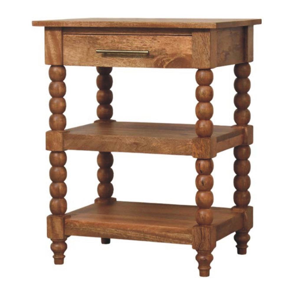 Barley Twist Side Table - Artisan Furniture - Flyclothing LLC