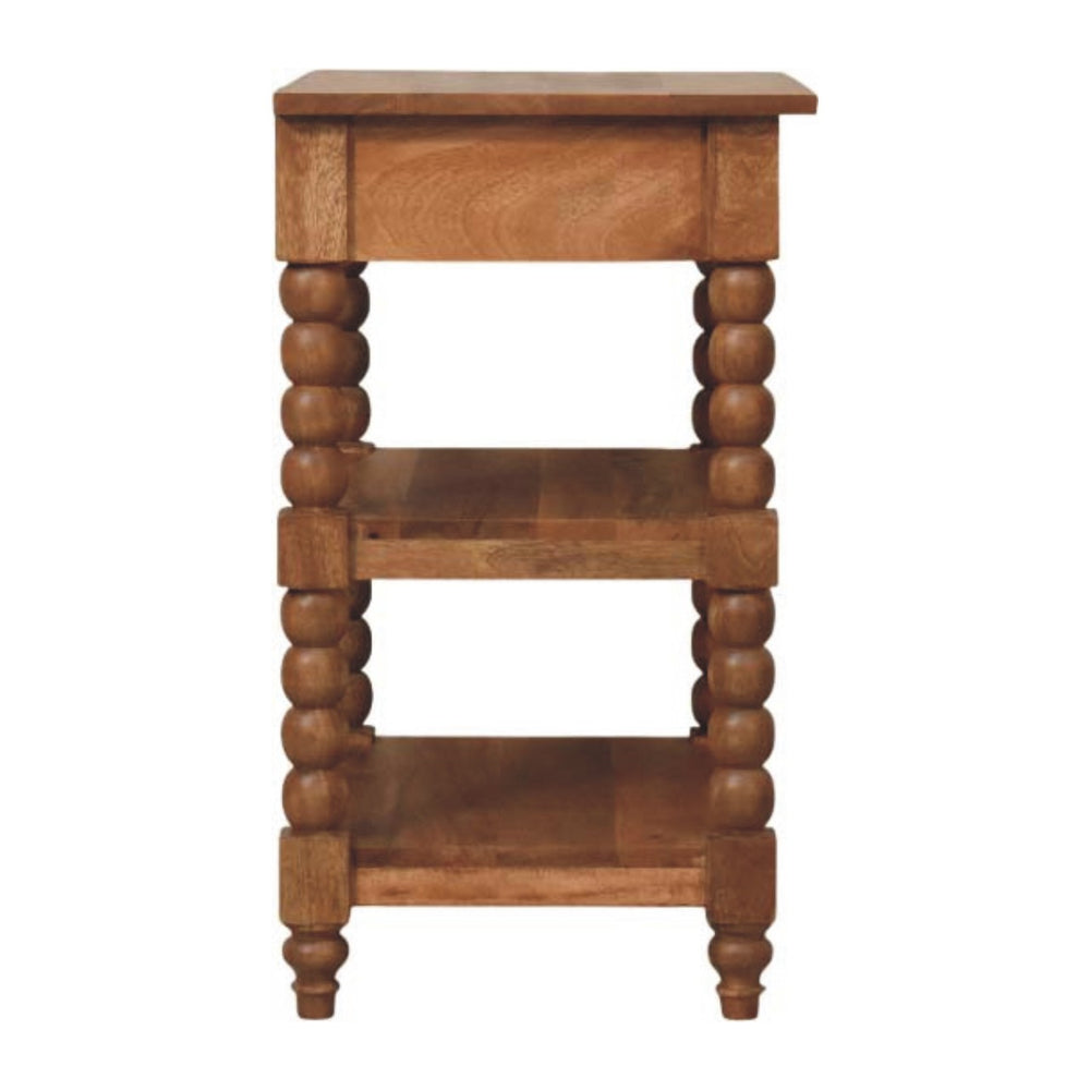 Barley Twist Side Table - Artisan Furniture - Flyclothing LLC