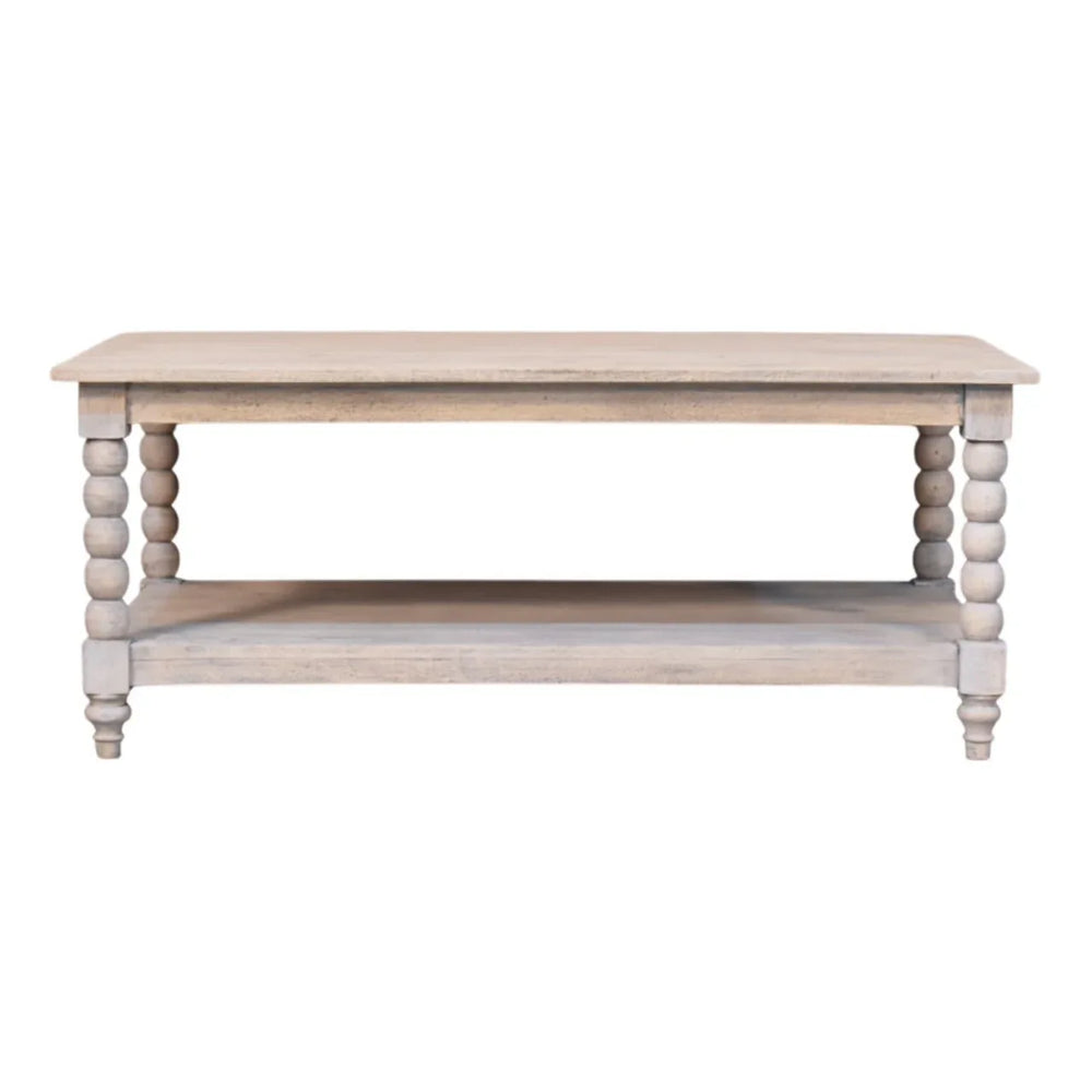 Ellsworth Spindle Coffee Table in Acid Wash - Artisan Furniture - Flyclothing LLC