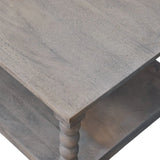 Ellsworth Spindle Coffee Table in Acid Wash - Artisan Furniture - Flyclothing LLC