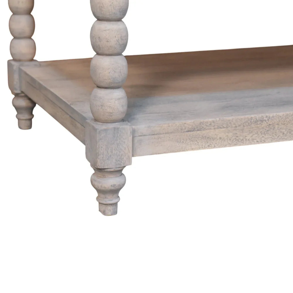 Ellsworth Spindle Coffee Table in Acid Wash - Artisan Furniture - Flyclothing LLC