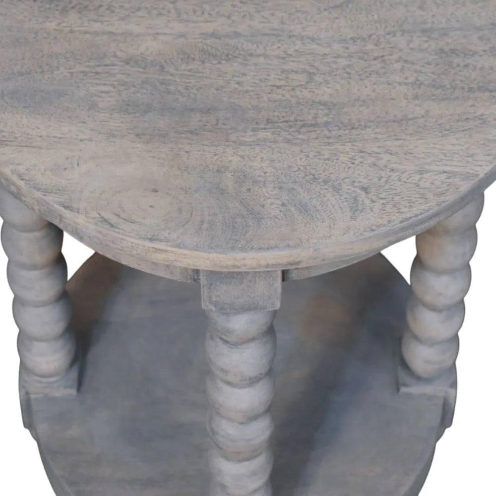 Ellsworth Round Side Table in Acid Wash - Artisan Furniture - Flyclothing LLC