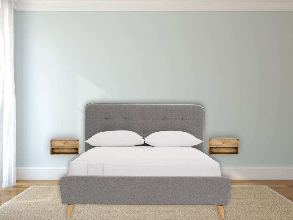 Floating Curve Open Slot Bedside - Artisan Furniture - Flyclothing LLC