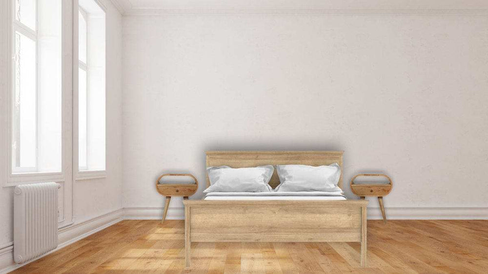 Circular Open Slot Bedside - Artisan Furniture - Flyclothing LLC