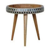 Small Dotted End Table - Artisan Furniture - Flyclothing LLC