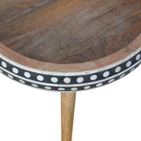 Small Dotted End Table - Artisan Furniture - Flyclothing LLC