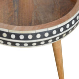 Small Dotted End Table - Artisan Furniture - Flyclothing LLC