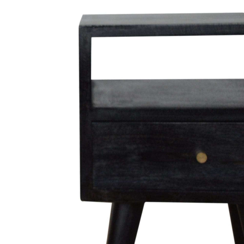 Mini Ash Black Bedside - Artisan Furniture - Flyclothing LLC