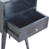 Mini Ash Black Bedside - Artisan Furniture - Flyclothing LLC