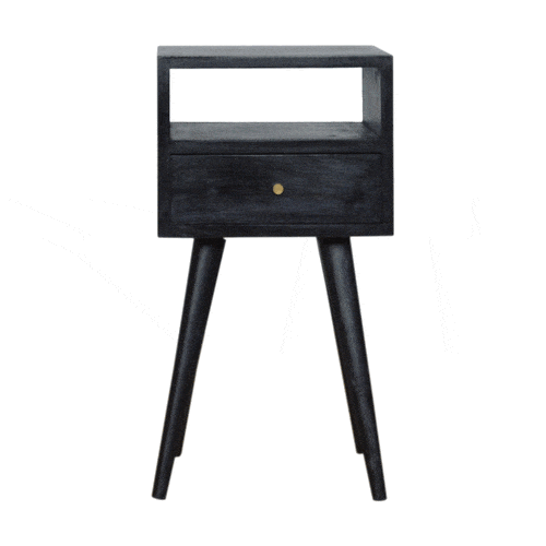 Mini Ash Black Bedside - Artisan Furniture - Flyclothing LLC