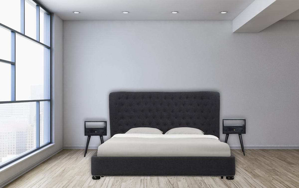 Mini Ash Black Bedside - Artisan Furniture - Flyclothing LLC