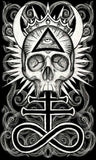 Black Market Art Company Illuminati Skull Print - Black Market Art Company - Flyclothing LLC