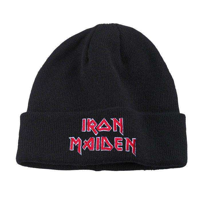 Iron Maiden Maiden Stacked Cuff beanie - Iron Maiden - Flyclothing LLC