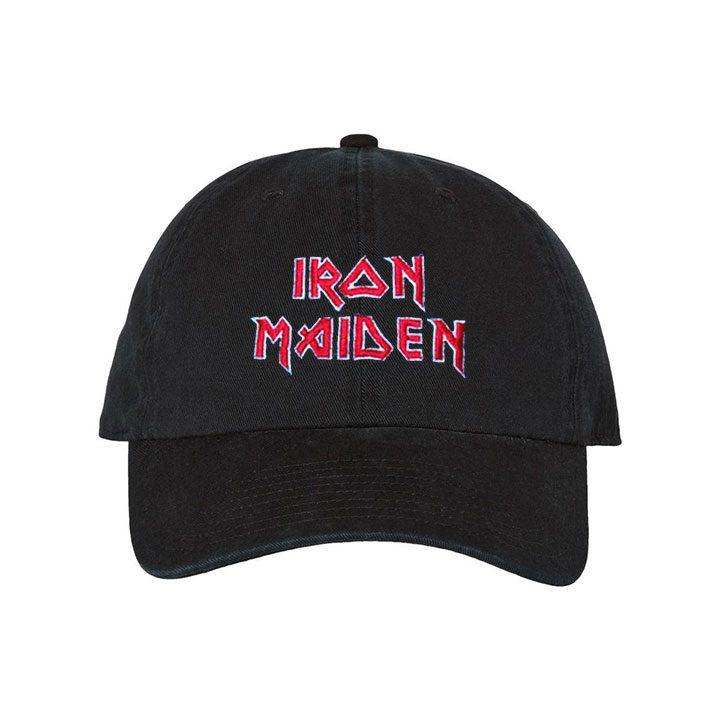 Iron Maiden Maiden Stacked Dad Hat - Iron Maiden - Flyclothing LLC