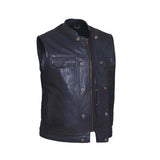 Iron Rider - Mens SOA Style Club Vest - Unik Just for Bikers - Flyclothing LLC