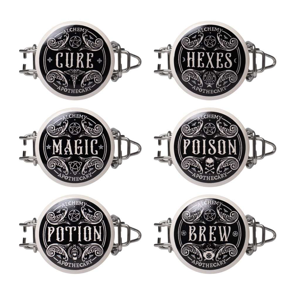 Alchemy Witch's Spice Rack Storage Jars Storage Jars - Alchemy Gothic - Flyclothing LLC