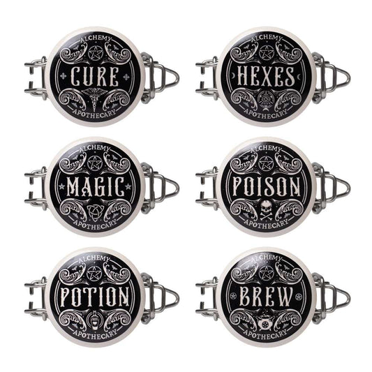 Alchemy Witch's Spice Rack Storage Jars Storage Jars - Alchemy Gothic - Flyclothing LLC