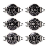 Alchemy Witch's Spice Rack Storage Jars Storage Jars - Alchemy Gothic - Flyclothing LLC