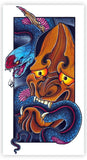 Black Market Art Company JB Snake and Hannya Print - Black Market Art Company - Flyclothing LLC