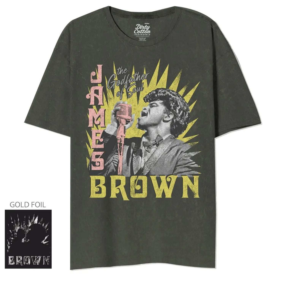 James Brown-On The Mic Unisex Tee - James Brown - Flyclothing LLC