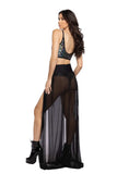 J-Valentine FF470 - Long Two-Slit Skirt - J. Valentine - Flyclothing LLC