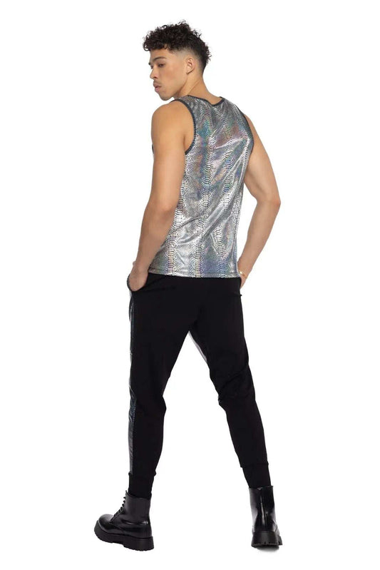 J-Valentine JR152 - Two-Tone Men's Tank - J. Valentine - Flyclothing LLC