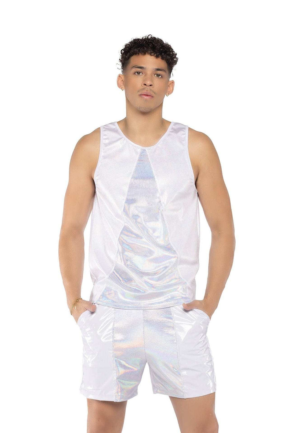J-Valentine JR152 - Two-Tone Men's Tank - J. Valentine - Flyclothing LLC