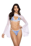 J-Valentine JR155 - Spike Wrap Top & Ring Bottom Set - J. Valentine - Flyclothing LLC