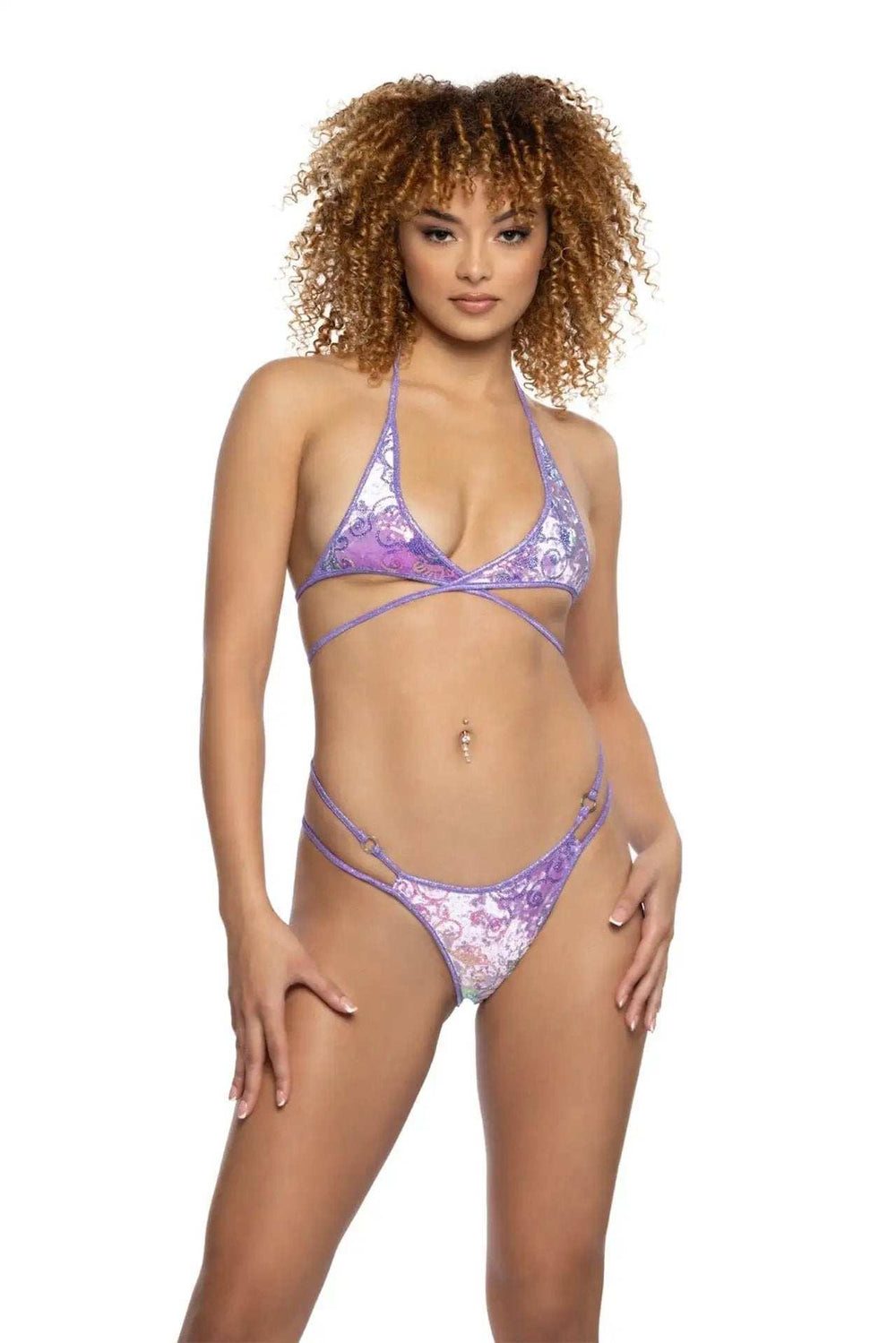 J-Valentine JR155 - Spike Wrap Top & Ring Bottom Set - J. Valentine - Flyclothing LLC