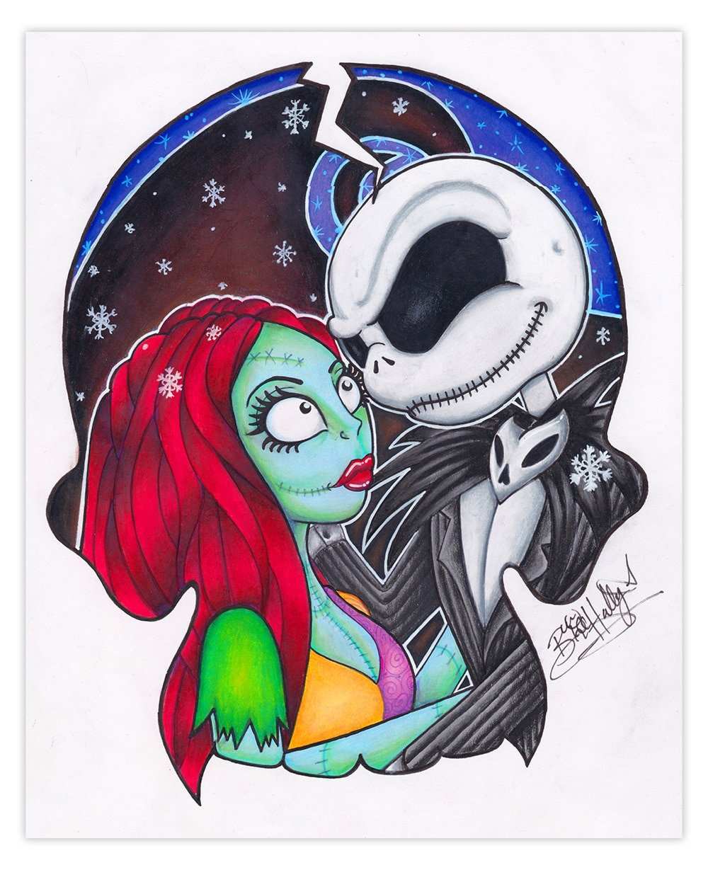 Black Market Art Company Jack Loves Sally Print - Black Market Art Company - Flyclothing LLC
