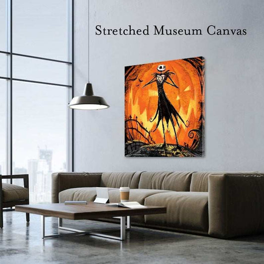 Black Market Art Company Jack The King of Pumpkins Print - Black Market Art Company - Flyclothing LLC