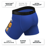 The Jackson | Blue Cowboy Shinesty x Diamond Cross Ranch Ball Hammock® Pouch Underwear With Fly - Shinesty - Flyclothing LLC