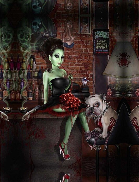 Black Market Art Company Jamie and Barnie Will Eat You Print - Black Market Art Company - Flyclothing LLC